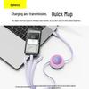 Baseus 3-in-1 Ret Retractable 100W Fast Charging Cable