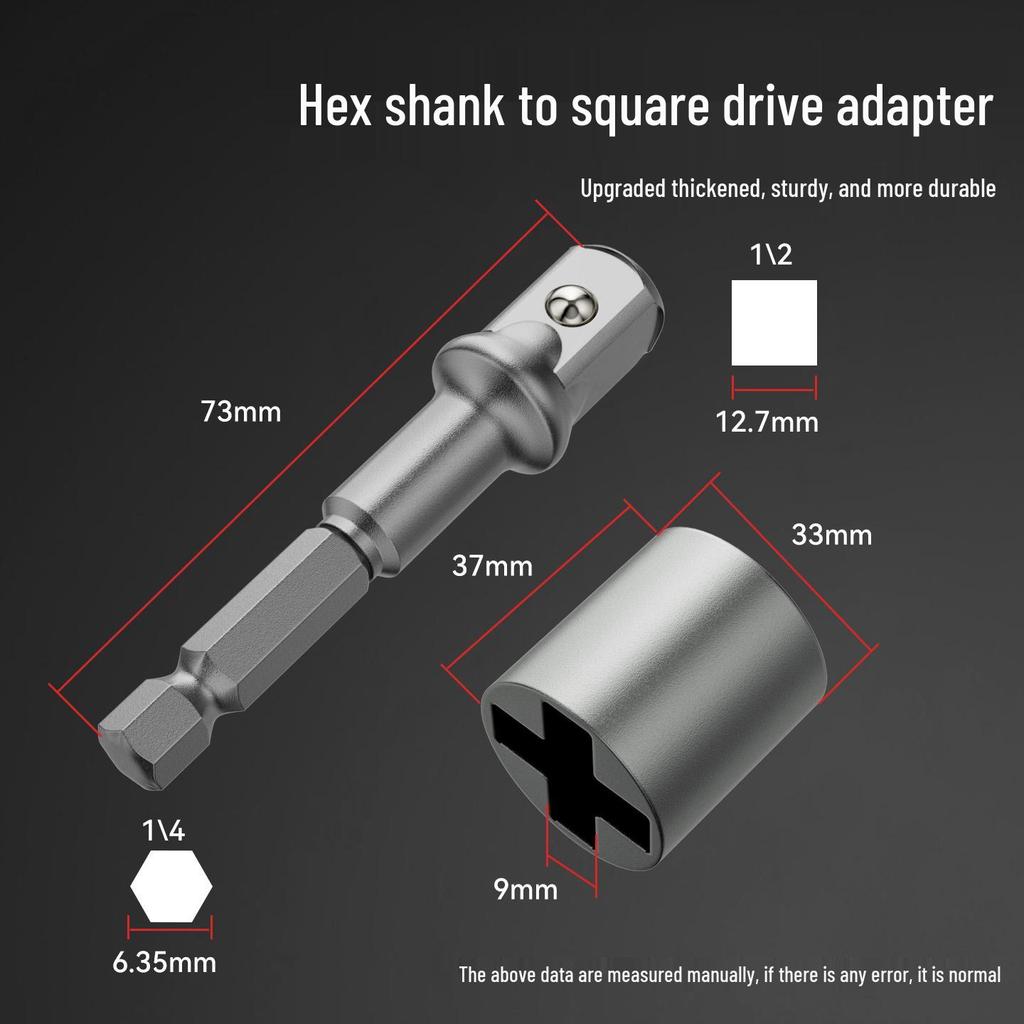 Effort-Saving Hydraulic Jack Socket Adapter for Electric Wrench
