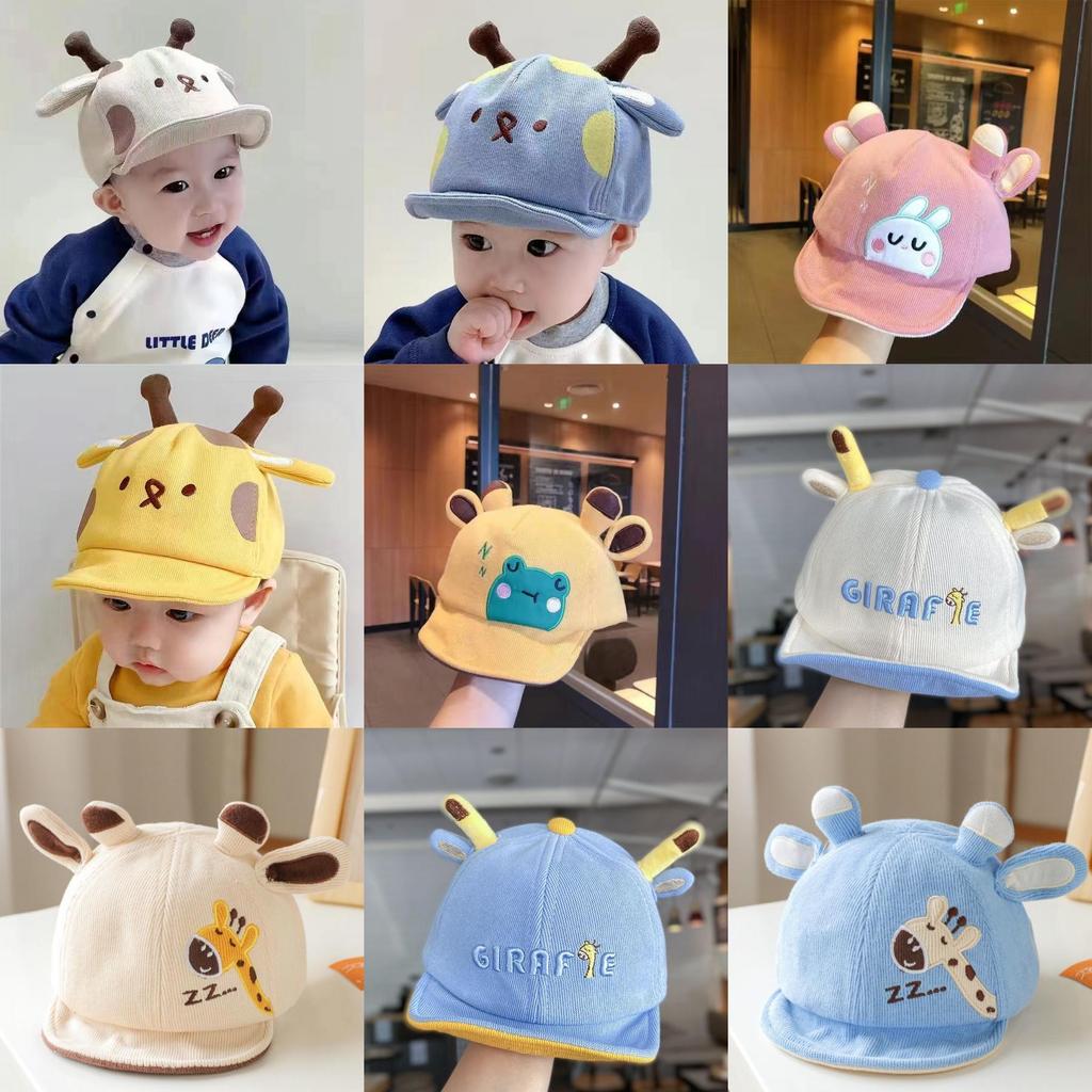 Giraf Deer Antler Baby Baseball Cap For Spring Autumn Sun Protection