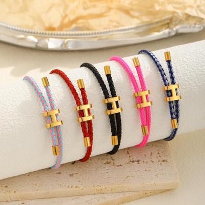 Edelstahl T-Haken Armband Handseil - Wasserdicht, Schweißfest, Glückliches gewebtes Design für Paare