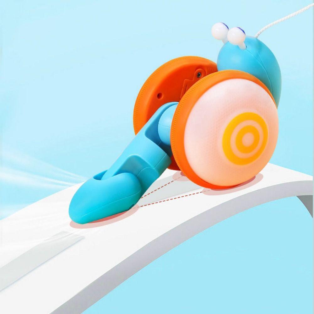 Learning To Walk Pull String Snail Car Toy Baby Walker Pull-Along Snail Toy  For Children