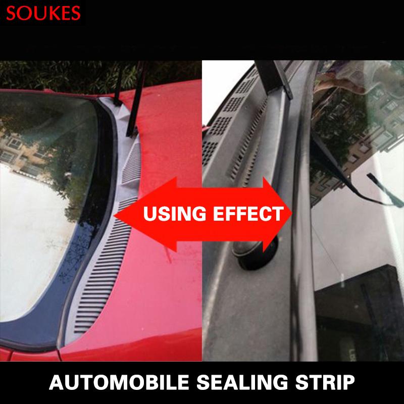 1.7M Car Wiper Windshield Panel Moulding Seal Strip For Ford Focus 2 3 1 Fiesta Mondeo Kuba Ecosport Mini Cooper R56 R50 R53