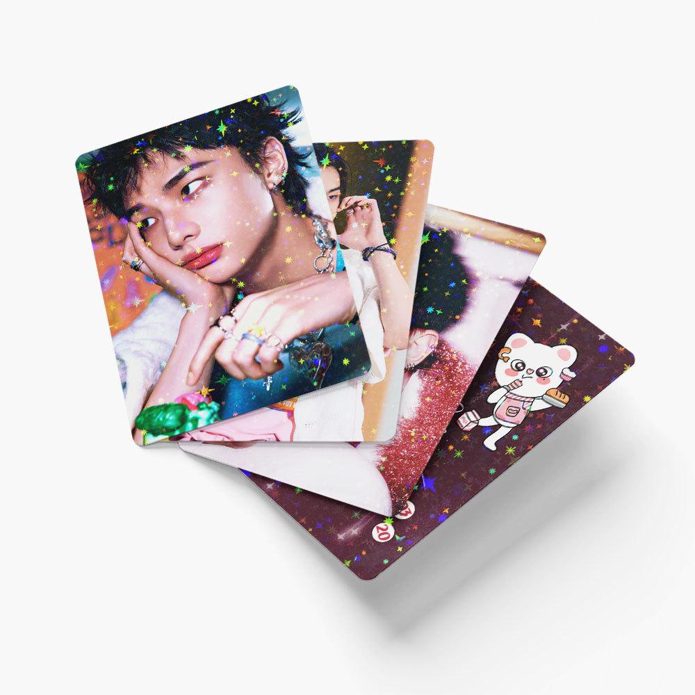 Strsykids 45Pcs Lomo Card Skzoo Peripheral Collection Card Hyunjin Flash Card Huang Xuanchen Collection Card Photo Card