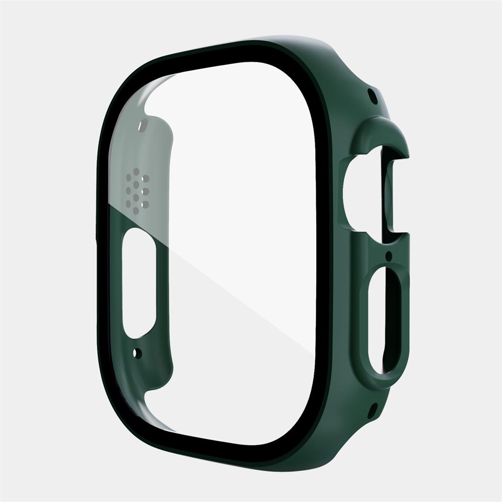 Glass+Case For Apple Watch Ultra 49mm Smartwatch PC Bumper+Screen Protector Tempered Cover Iwatch Series Ultra 2 3 Accessories