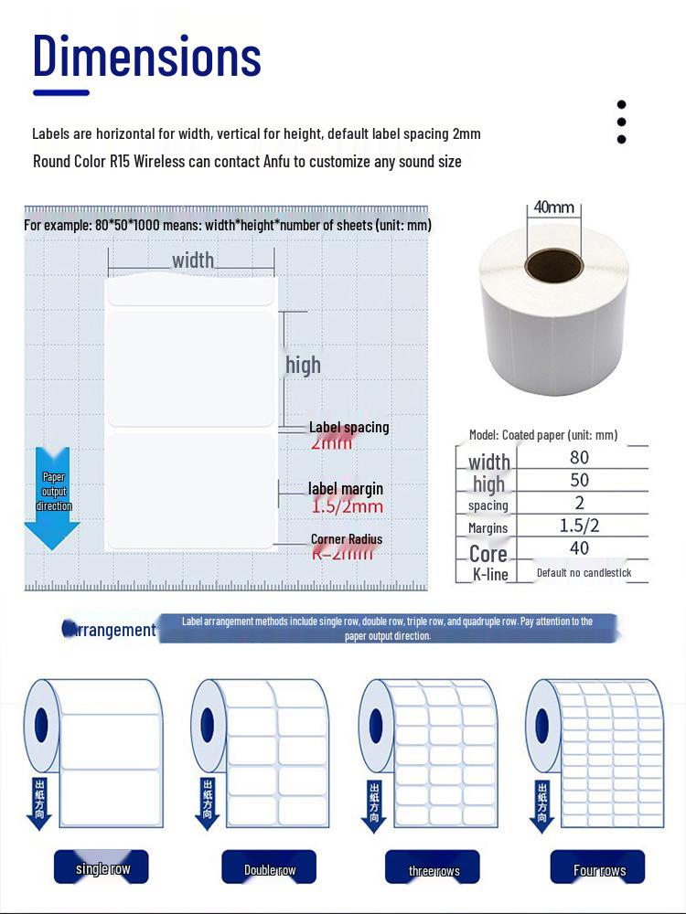 

Самоклеящиеся этикетки со штрихкодом Tu Master Copperplate, 32x19мм, 20-100 листов 40*30, 1000 labels, horizontal, single