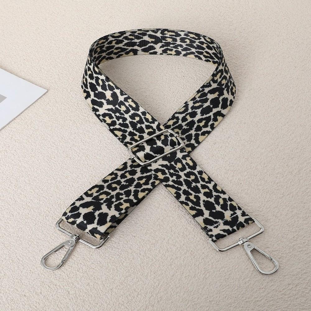 New 1.8cm Width Crossbody Strap Polyester Durable Leopard Print Strap Adjustable 71-111cm Bag Straps Bag Accessories