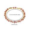 Environmentally Friendly Alloy Cross-colored Agate Hand Jewelry with Elegant and Luxurious Style for Ladies - Gemstone Crystal Hand Chain