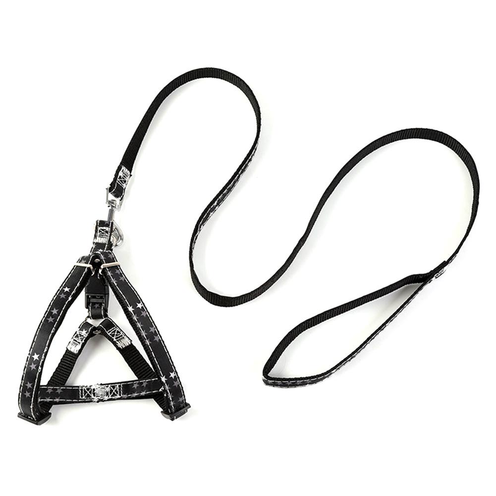 Adjustable Puppy Leash Pet Polyester Traction Cartoon Belt  Accessory