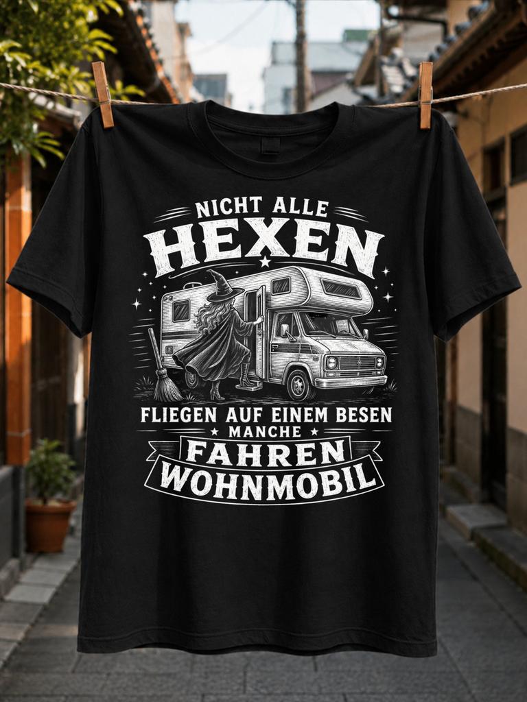 With Not All Witches Fly On a Broomstick Unisex Driving an RV Text Witch Opening An RV Door Unisex All T-Shirt