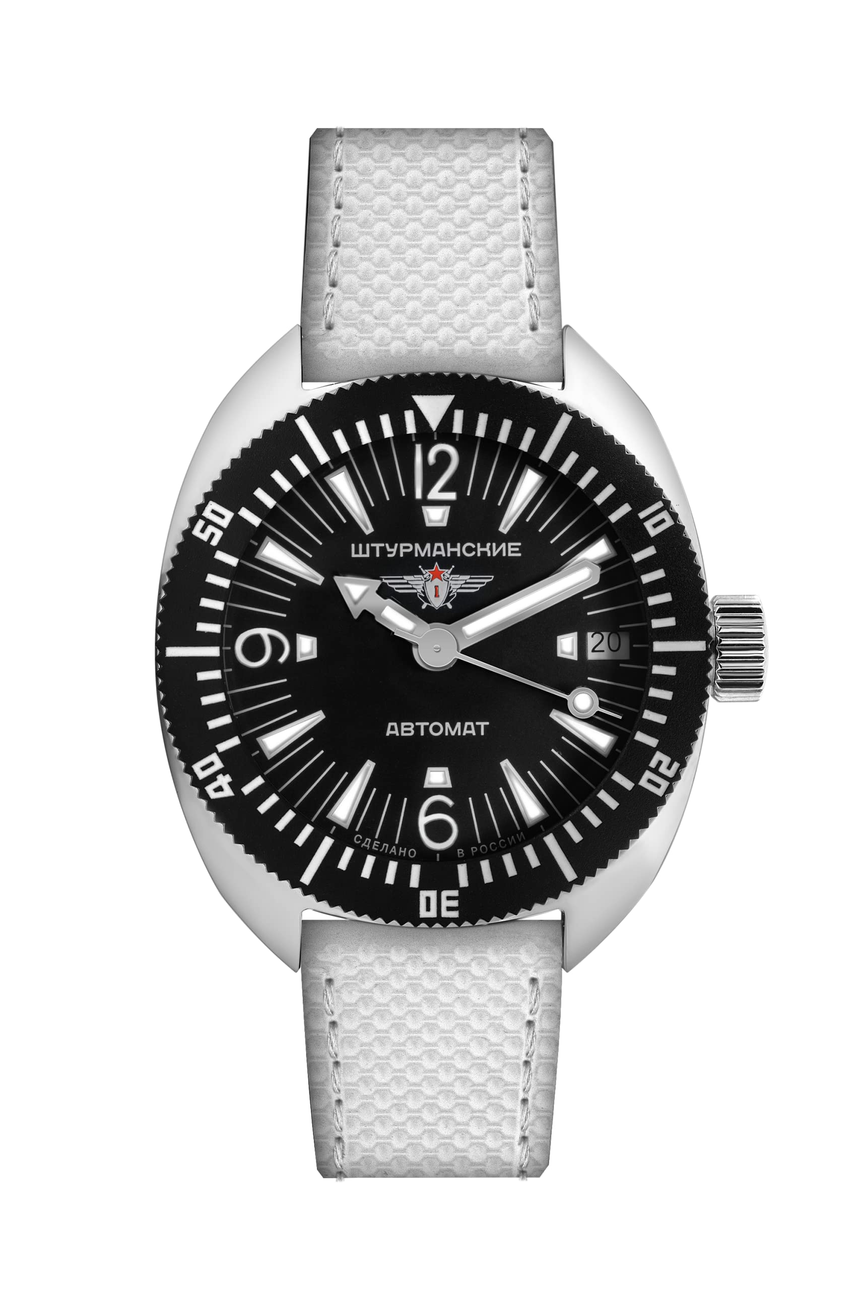 

STURMANSKIE AMPHIBIA White Automatic Watch Imported [Sturmanski] 2416-7771300 [Regular Product]