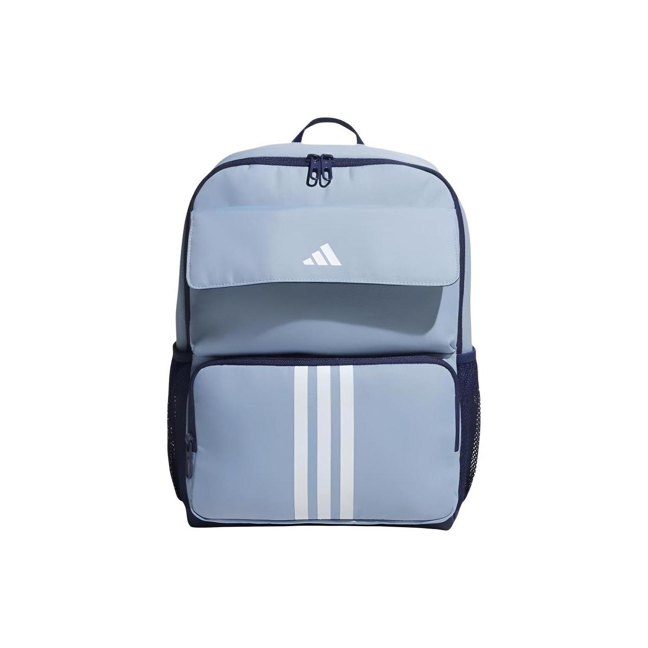 Adidas Logo Polyester Backpack Kids Backpacks Blue KC0284 Blue