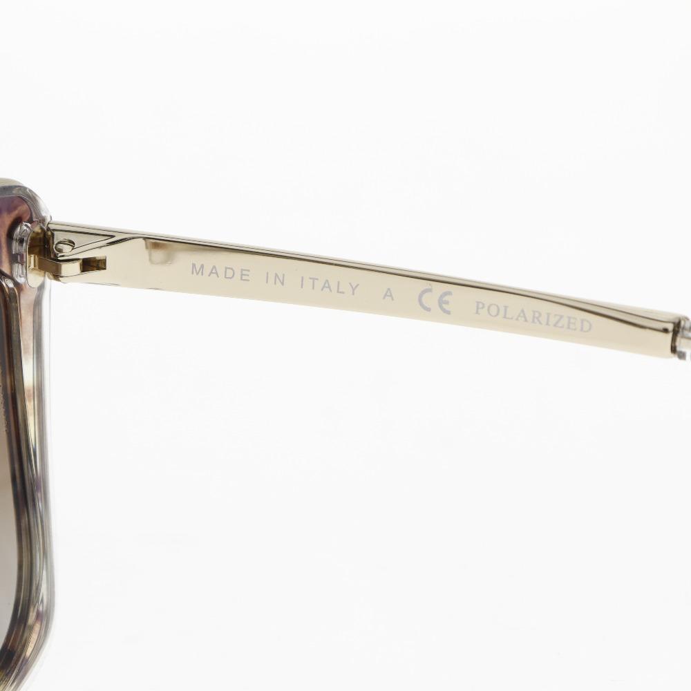 CHANEL Side logo sunglasses 4209 POLARIZED Lens Brown plastic/metallic Women Used