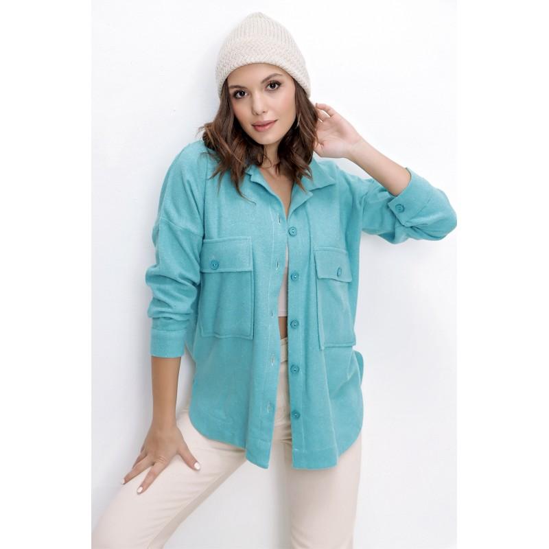 

Большая рубашка-саше с двумя карманами