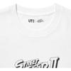 Uniqlo Street Fighter Collaboration SS24 Hand-Drawn Pattern Printed Crew Neck Short Sleeve T-Shirt Unisex Tops White 470741-00