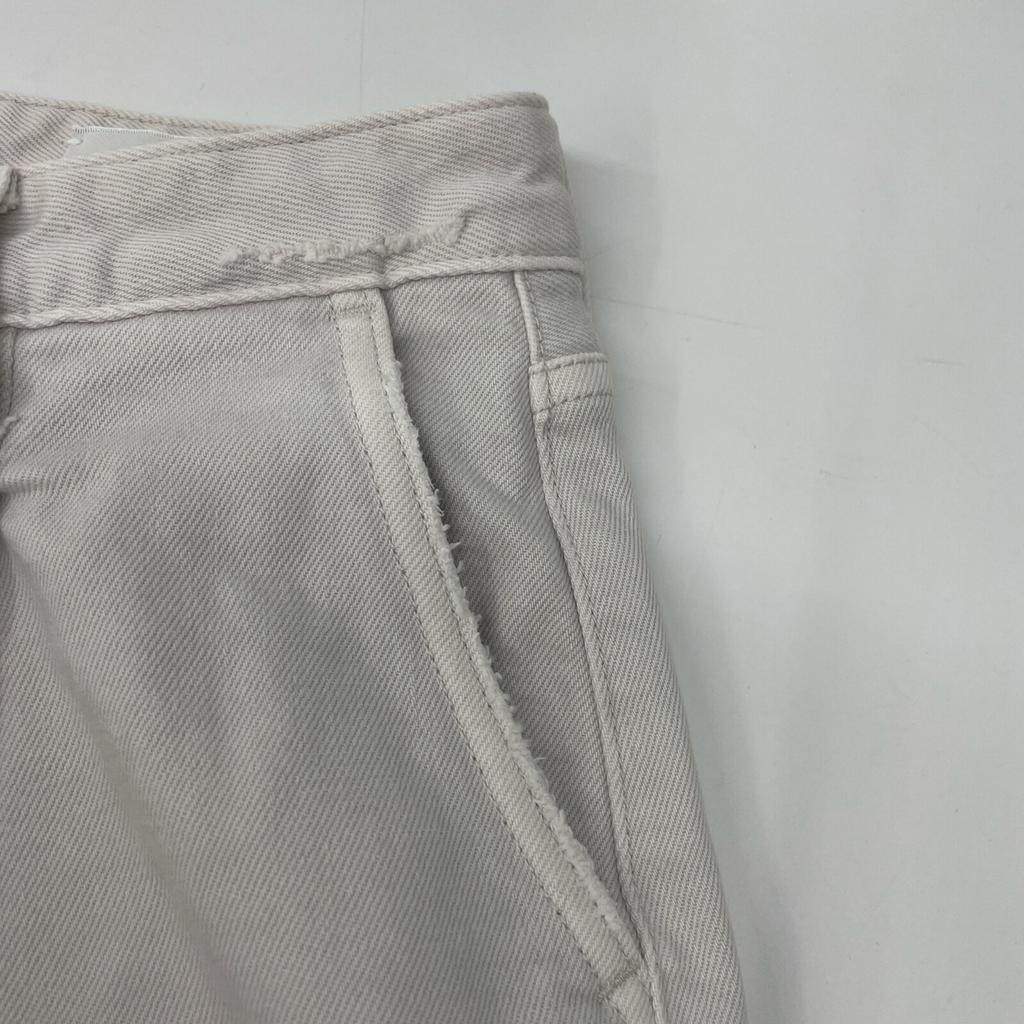Upper Hights Gray THE HAILEY High Rise Wide Tuck Denim Pants Bottoms 24 grayUsed