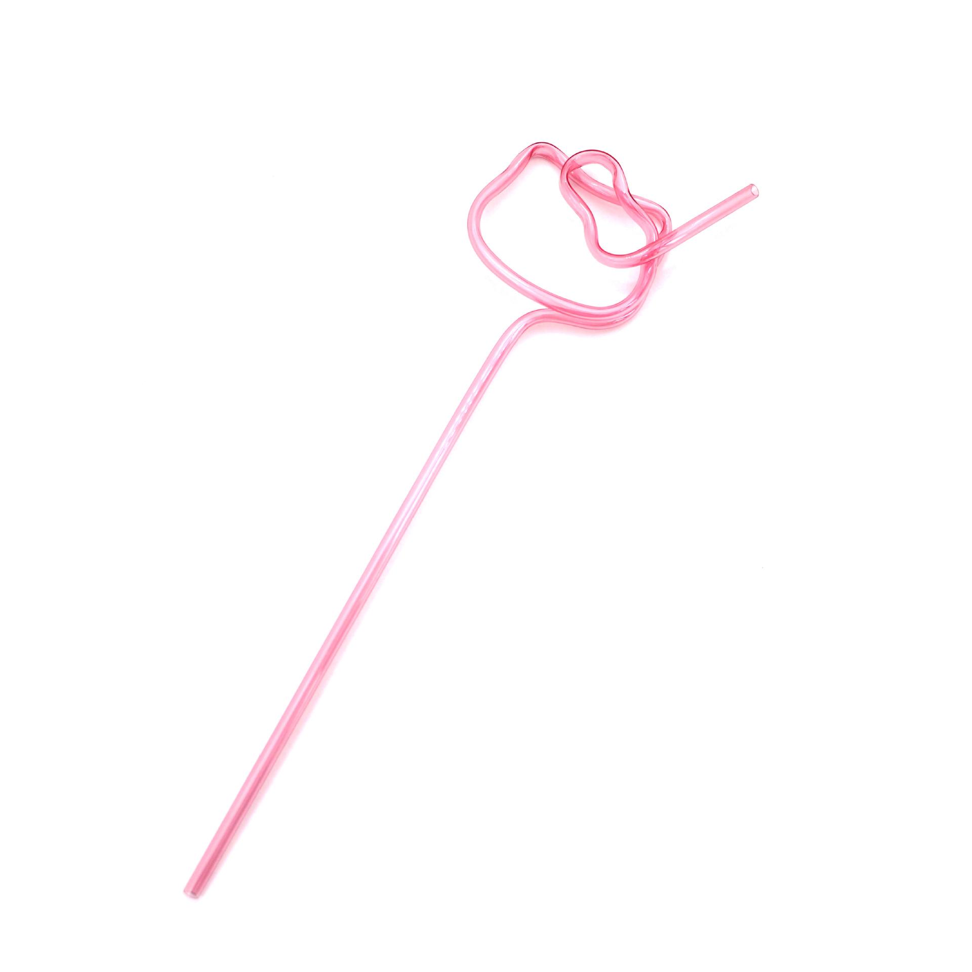 

2 шт соломинка с мультяшной кошачьей головой