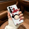 Cute cartoon P-Pucca And G-Garu-PG Clear Soft Silicone Phone Case forSamsung S25, S24, S21, S22, S23, S30, Ultra, S20, Plus