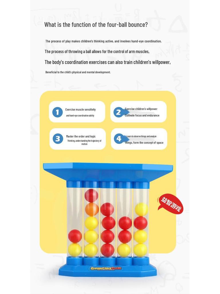 Cross-border Parent-Child 4-in-a-Row Interactive Basketball Game