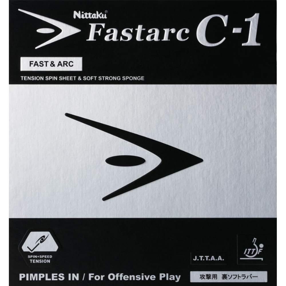 Nittaku Fastark C-1 Table Tennis Rubber Red Extra Thick 2.1mm