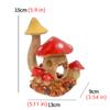 Multicolor Mushroom House Aquarium Decorations Resin Aquarium Decoration Resin Conch House