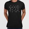 Safety Pin Funny Black White Grey Unisex T-shirt Short Sleeves Tops