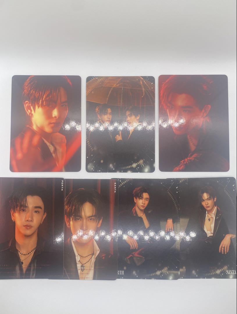 

[USED] GMMTV PerthSanta Fancon Trading Cards (7 cards)