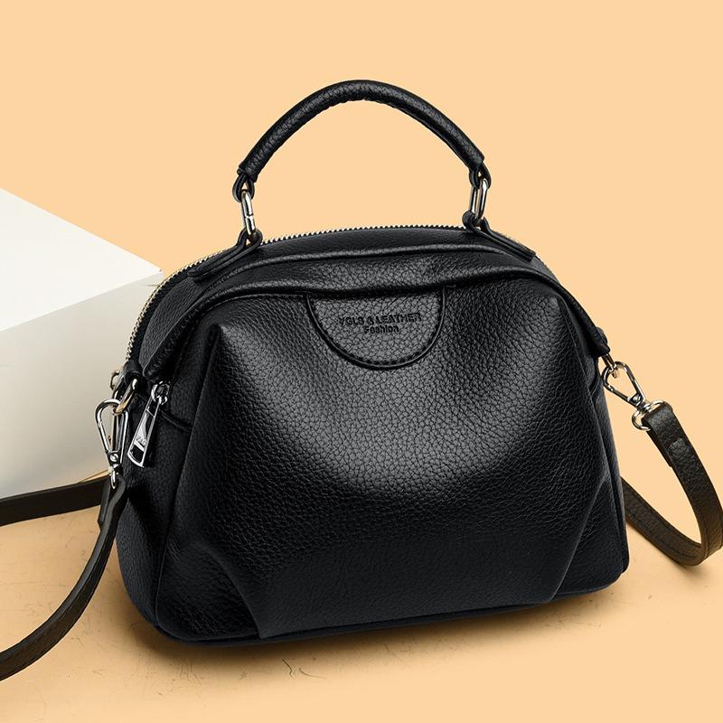 Women's Bag New Fashion Shoulder Messenger Handbag Large Capacity Lychee Pattern Bag