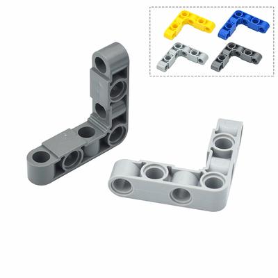 Non-Toxic Thick Hole Beam 4X4 Building Blocks Compatible Car Truck Steering Liftarm Replacement Bricks Moc Right Angle Beam Creative Toys
