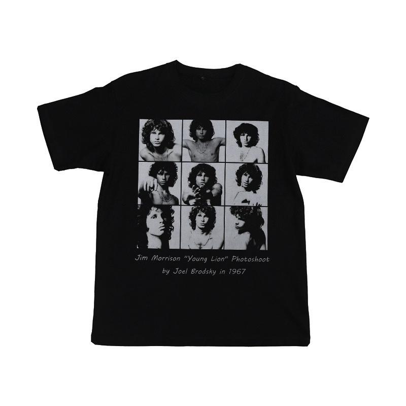 

The Doors Short Sleeve Casual American Streetwear Retro Vintage TShirt M