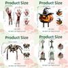 Scary Halloween Garden Arragement Pumpkin Spider Halloween Inserts Tomb Skull Horror Zombie Hands Halloween Cosplay Props
