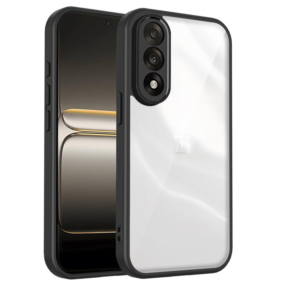 

Прозрачный мягкий чехол для телефона для Oneplus Nord 5 4 CE5 CE4 CE3 N30 13 12 11 13T 13R 12R 11R Противоударный Защитный Жесткий Акриловый Чехол OnePlus Nord 5 чёрный