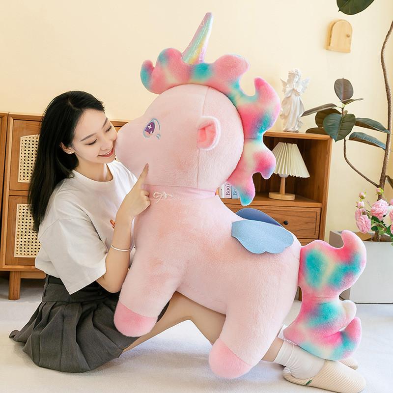 Unicorn Plush Toy Dolls Room Decoration Children Festivals Gift Pp Xmas Cotton