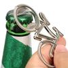Multifunctional Bottle Opener Keyring Metal Bike Key Rings Bar Tool Bicycle Keychain  Thanksgiving