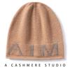 Korean Single Letter Beanie for Women - Autumn/Winter Fashion, Versatile, Large Fit, Pull-On Knitted Slouchy Hat