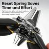 Heavy Duty Sheet Metal Hand Seamer Bender Crimping Tool For Electrical Work And Sheet Metal Bending In Tight Space