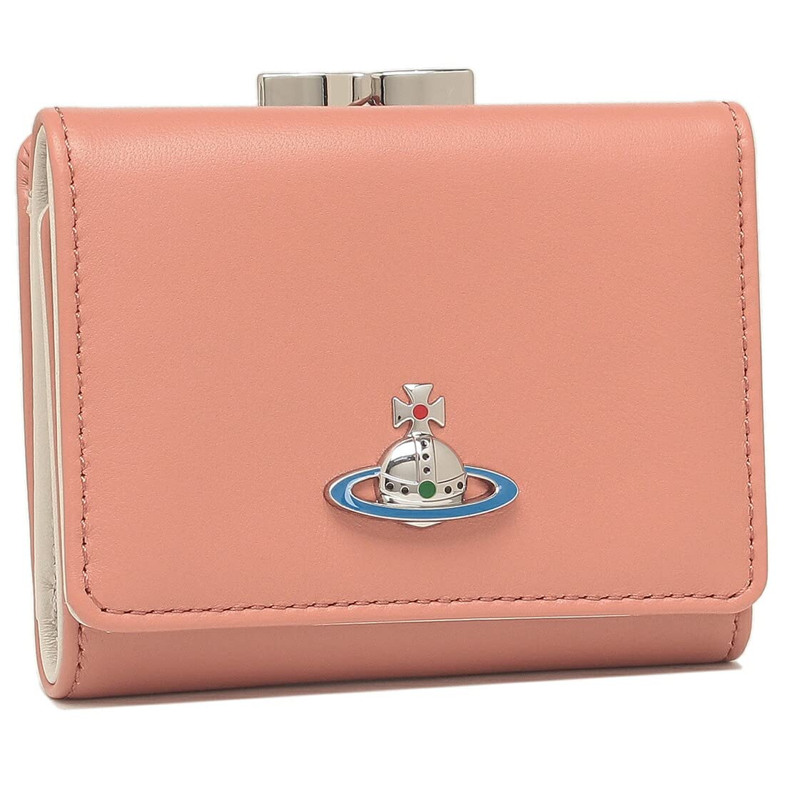 

Vivienne Westwood Emma G401 Tri-fold Wallet, Pink, Women s, 51010018, 42105, [Used] рожевий