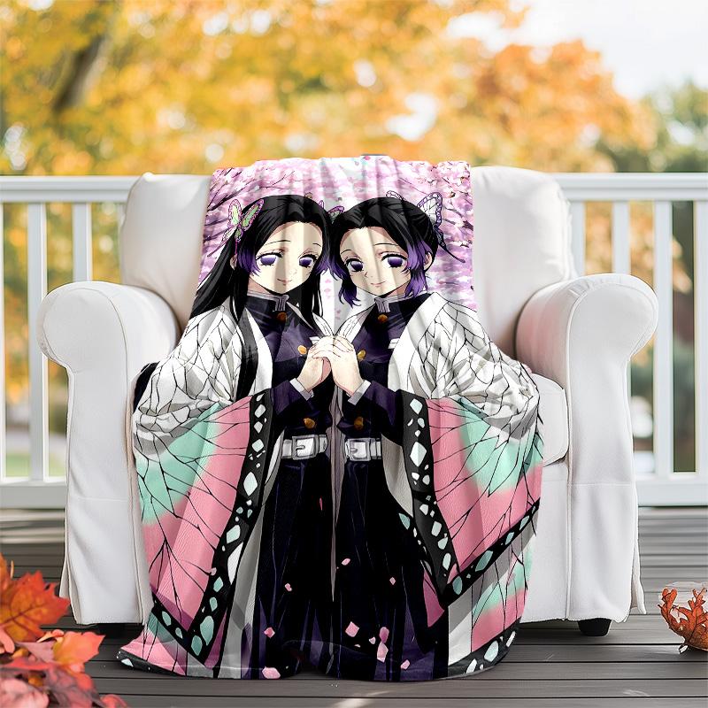 Demon Slayer Characters1 Printed Throw Blanket—lightweight,soft,warm;versatile Blanket for All Seasons—perfect As &air-conditioning Throw,nap Blanket