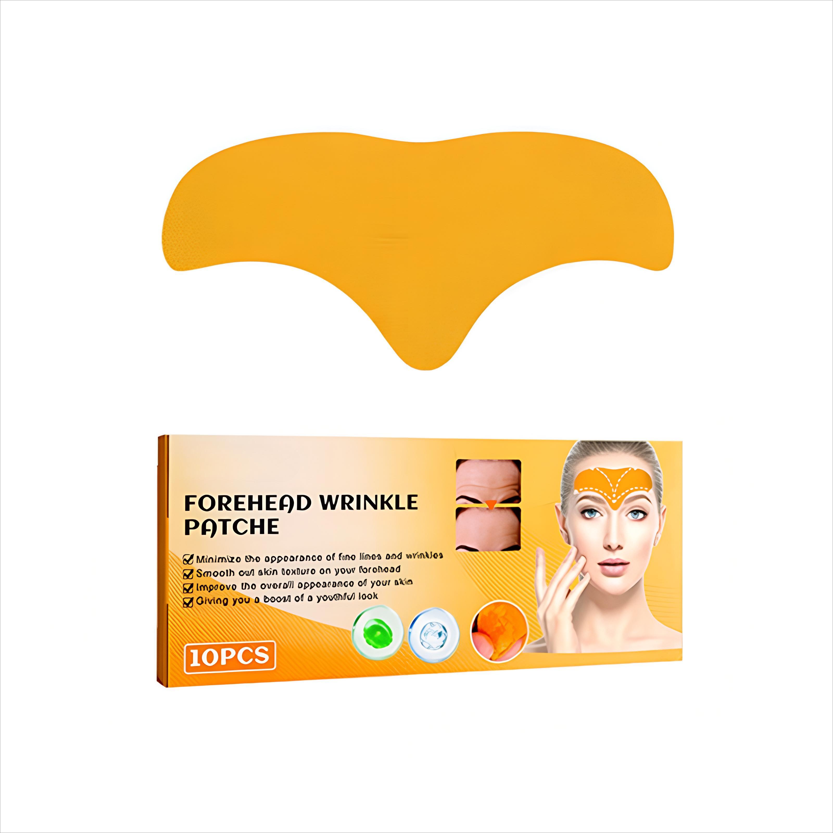 

Пластырь от морщин на лбу подтягивает, опресняет и подтягивает кожу лица жёлтый