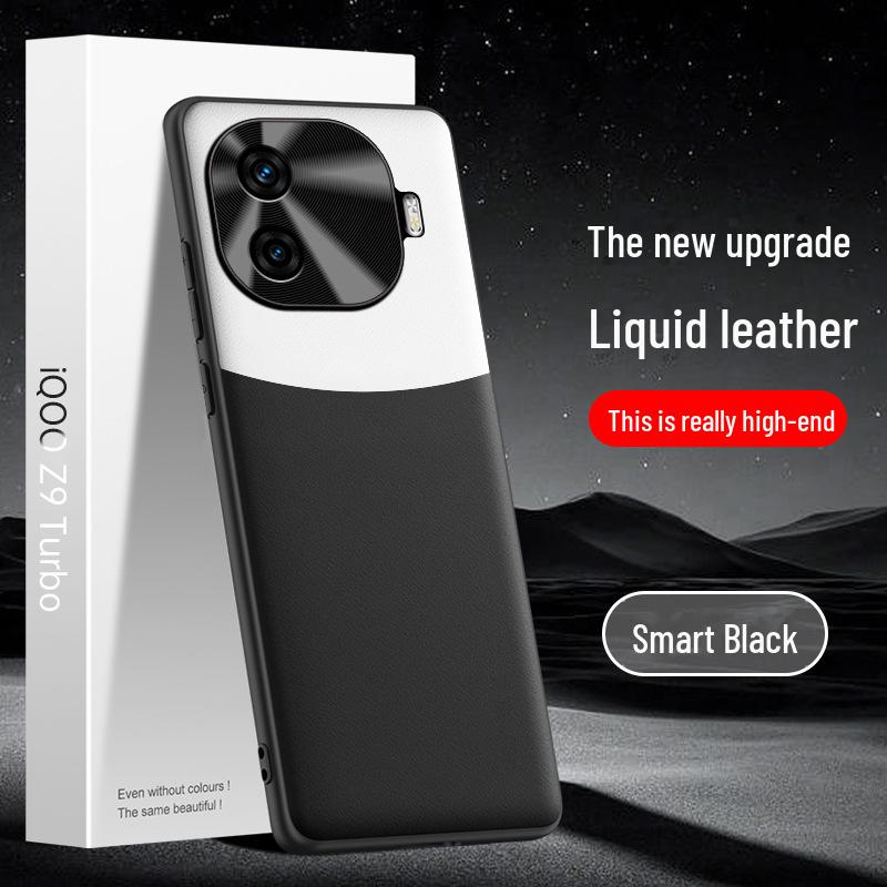 

Захисний чохол iQOO Z9 Turbo Liquid Leather Protective Case - Anti-fall Cover One Piece iQOO Z9 Turbo