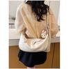 IELGY Simple Style Large-Capacity Tote Bag All-Match Commuter Shoulder Messenger Bag Casual