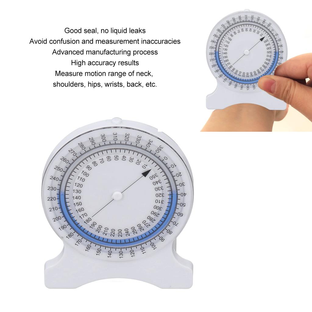 Inclinometer Gauge for Physical Therapy Non Leak Bubble Accurate Measurements for Students Professionals Inclinometer Gauge
