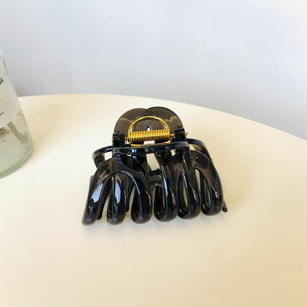 Large Super Grip Pumpkin Claw Clip for Thick Hair - Shark Style Updo Hair Clip 2025