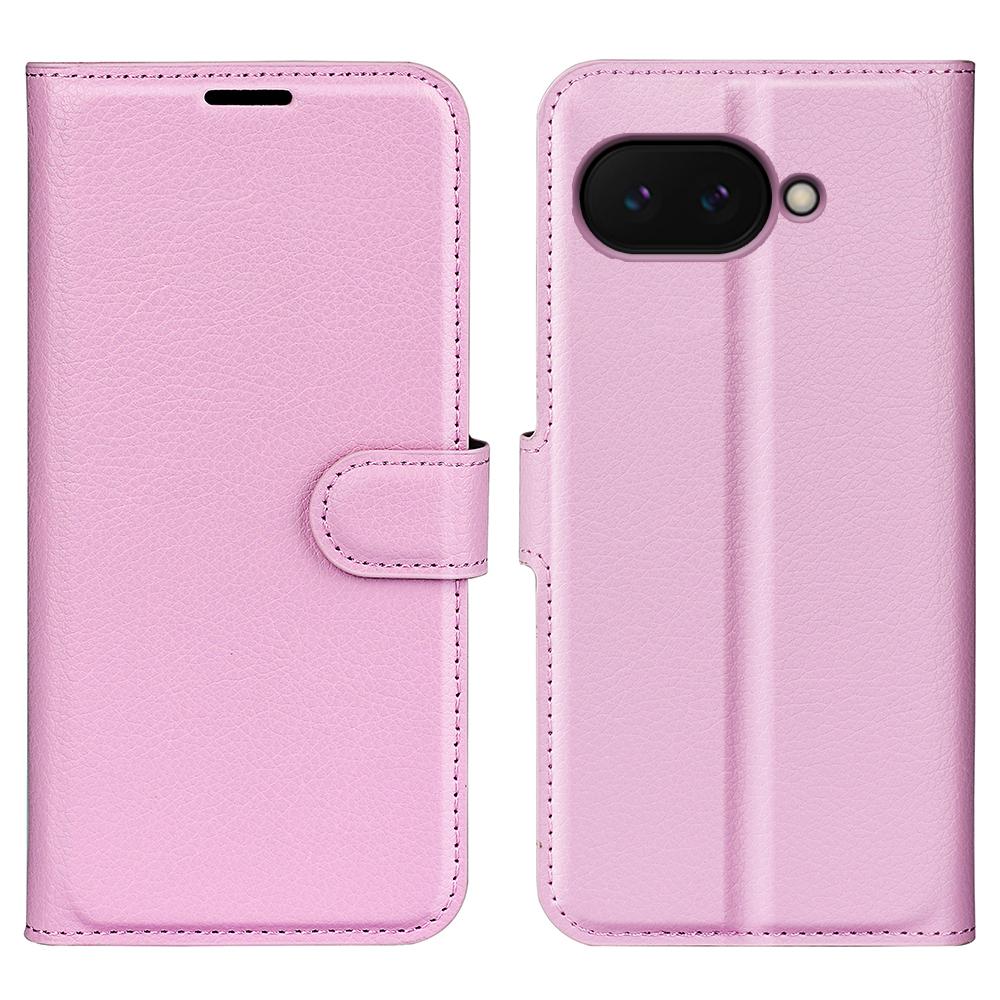 For Google Pixel 9a Case Litchi Texture Shockproof Leather Wallet Phone Cover