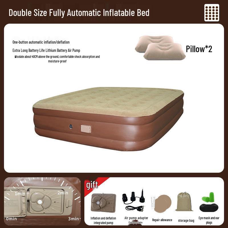 Automatic Inflatable Camping Mattress for Outdoor Travel and Tent Use
