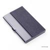 Men's Portable Black Titanium Steel Business Card Holder with Free Custom Logo Engraving