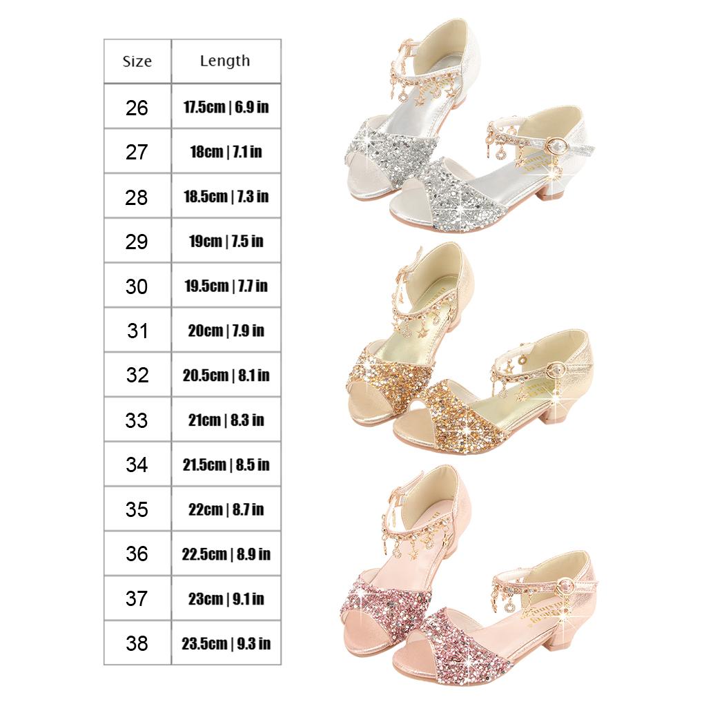 Girls Ballerina Glitter Shoes Children Ballet Wedges Party Shoe Carnival Christmas Sandals with Shoelace Stage