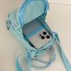 Nylon Water Bottle Sling Bag Lightweight Adjustable Strap Zipper Pouch Fits 12-40oz Bottles for Outdoor Walking Running