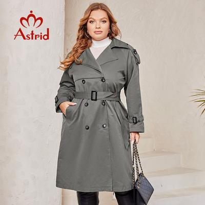 2024 herbst Lange frauen graben mantel frauen windjacke Zweireiher Belted oberbekleidung Mantel weibliche jacke kleidung DS-7275