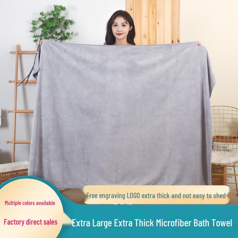 

Большое Абсорбирующее Полотенце для Косметологической Кушетки для Ванны, Массажа и Физиотерапии - Гипоаллергенное и Утолщенное 100*200CM 300GSM серый