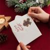 with Envelopes Stickers Merry Christmas Wishing Message Cards Best Wishes Christmas Greeting Card
